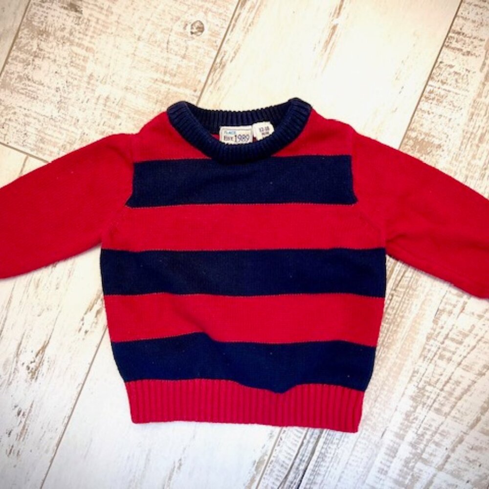 Place Est1989 Toddler Striped Sweater